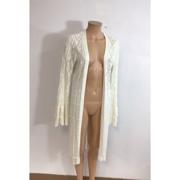 Venus Long Cardigan Sweater Boho Womens Small - Picture 1 of 9
